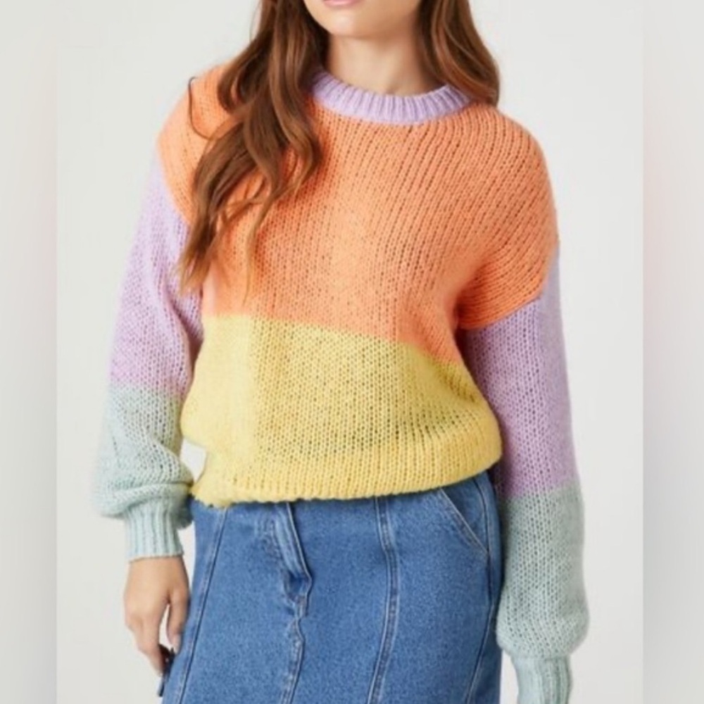 Forever 21 Women’s Color Block Sweater